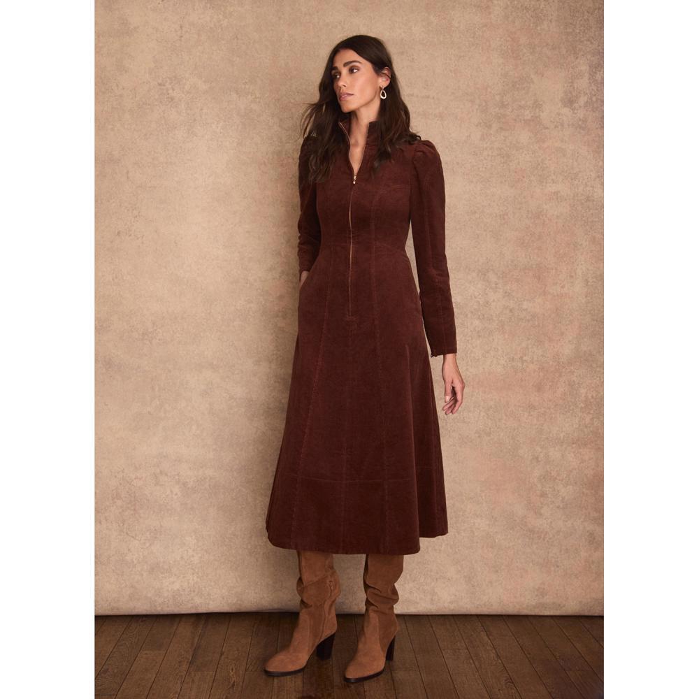 Mint Velvet Corduroy Midi Dress